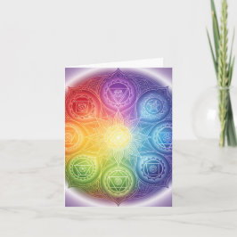 Die 7 Chakren´9 Feiertagskarte