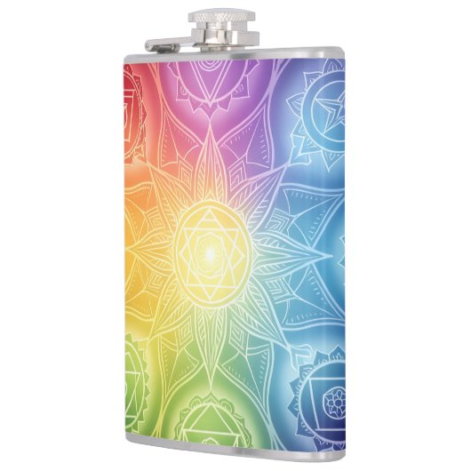 Die 7 Chakren´9 Flachmann (Links)