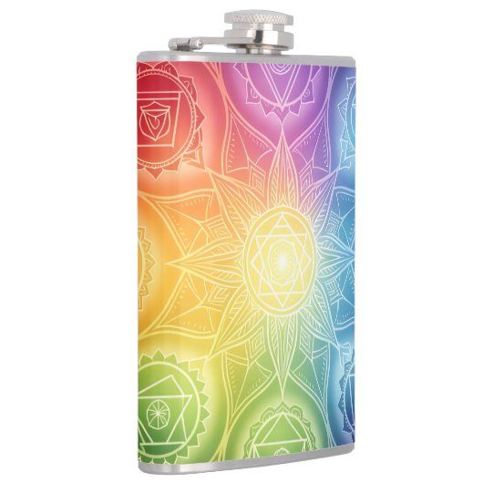 Die 7 Chakren´9 Flachmann (Rechts)