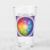 Die 7 Chakren´9 Glas (Vorderseite)