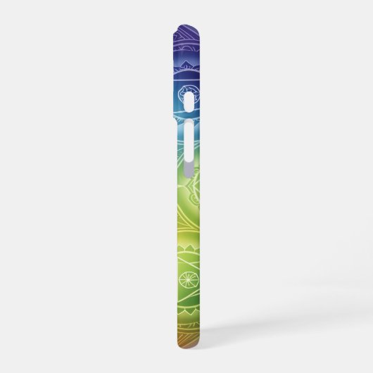 Die 7 Chakren´9 iPhone 16 Hülle (Linke Seite)