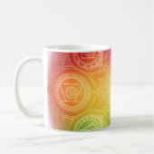 Die 7 Chakren´9 Kaffeetasse (Links)