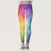 Die 7 Chakren´9 Leggings (Vorderseite)