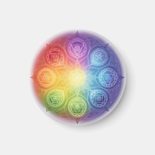Die 7 Chakren´9 Magnet (Vorne)