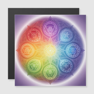 Die 7 Chakren´9 Magnetkarte