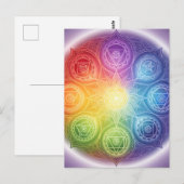 Die 7 Chakren´9 Postkarte (Vorne/Hinten)