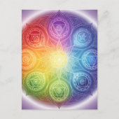 Die 7 Chakren´9 Postkarte (Vorderseite)