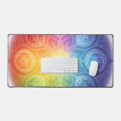 Die 7 Chakren´9 Schreibtischunterlage (Tastatur & Maus)