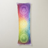 Die 7 Chakren´9 Seitenschläferkissen (Vorderseite Vertikal)