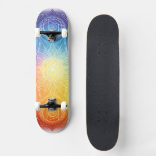Die 7 Chakren´9 Skateboard