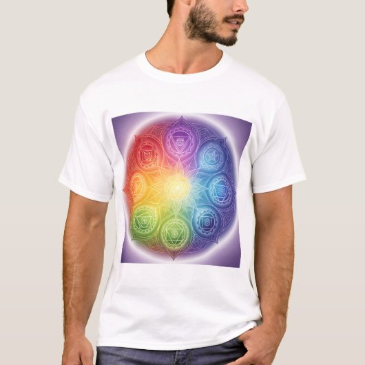 Die 7 Chakren´9 T-Shirt (Vorderseite)