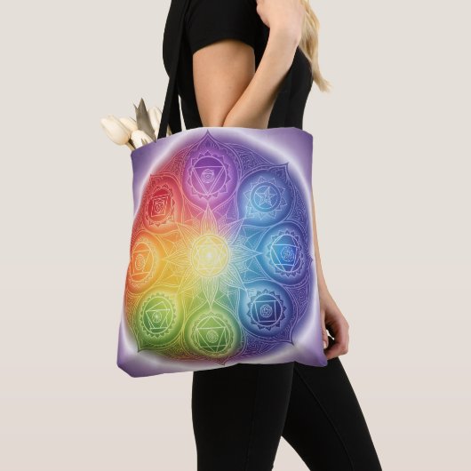 Die 7 Chakren´9 Tasche (Von Nahem)