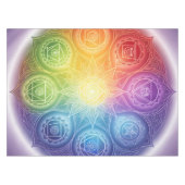 Die 7 Chakren´9 Tischdecke (Vorderseite (Horizontal))