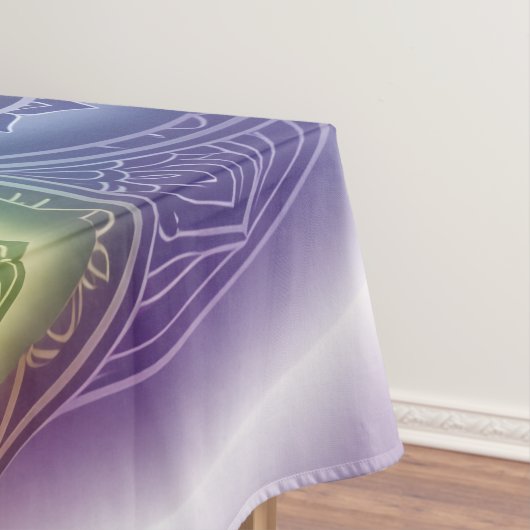 Die 7 Chakren´9 Tischdecke (Beispiel)