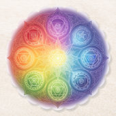 Die 7 Chakren´9 Untersetzer (Vorderseite)