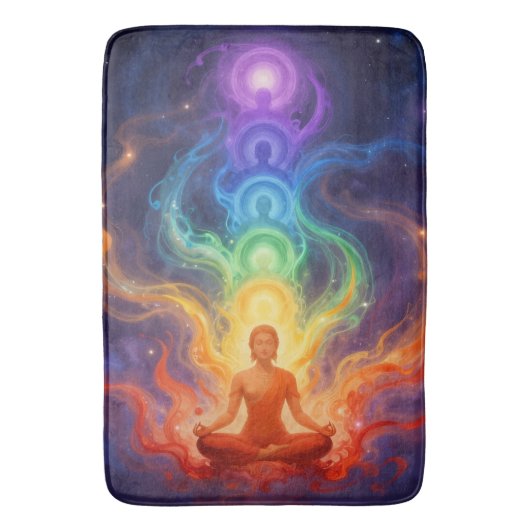 Die 7 Chakren Badematte (Vorderseite Vertikal)