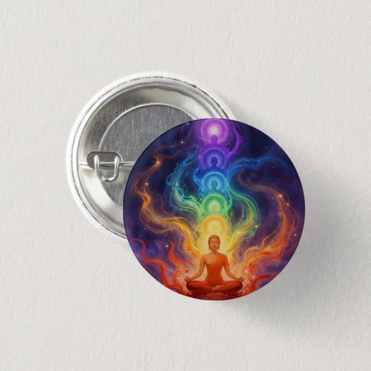 Die 7 Chakren Button (Vorne & Hinten)