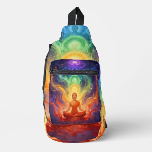 Die 7 Chakren Crossbody Bag (Vorderseite)