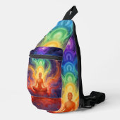 Die 7 Chakren Crossbody Bag (Rechte Ecke)