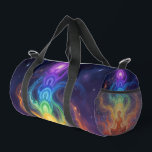 Die 7 Chakren Duffle Bag<br><div class="desc">Die 7 Chakren sind Energiezentren entlang der Wirbelsäule,  die verschiedene Lebensbereiche beeinflussen – von Sicherheit und Kreativität über Selbstbewusstsein und Liebe bis hin zu Kommunikation,  Intuition und Spiritualität. Im Gleichgewicht fördern sie Harmonie,  innere Kraft und ganzheitliches Wohlbefinden.</div>