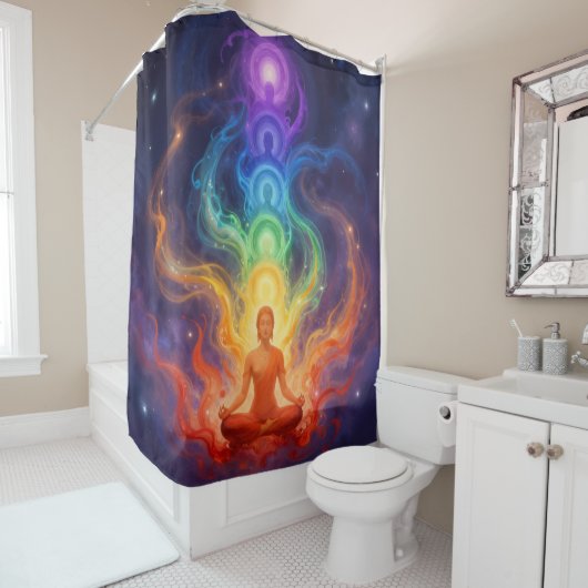 Die 7 Chakren Duschvorhang (Beispiel)