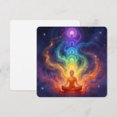 Die 7 Chakren Feiertagskarte (Vorne/Hinten)