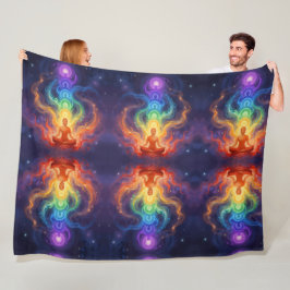 Die 7 Chakren Fleecedecke