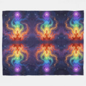 Die 7 Chakren Fleecedecke (Vorderseite (Horizontal))