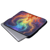 Die 7 Chakren Laptopschutzhülle (Vorne Knopf)