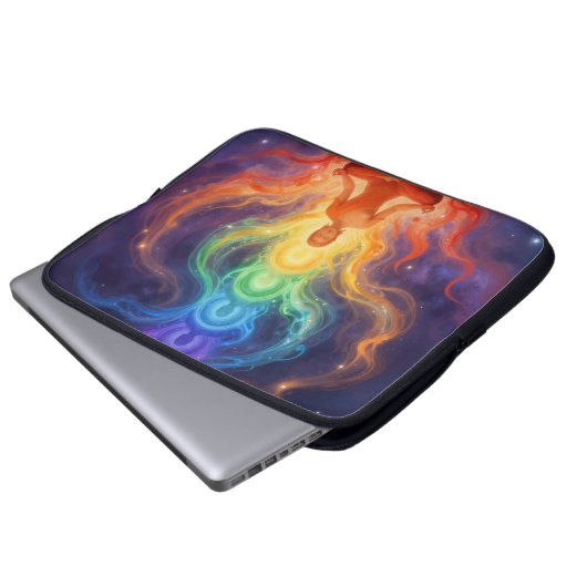 Die 7 Chakren Laptopschutzhülle (Vorne Knopf)