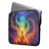Die 7 Chakren Laptopschutzhülle (Vorderseite Links)