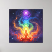 Die 7 Chakren Leinwanddruck (Vorderseite)