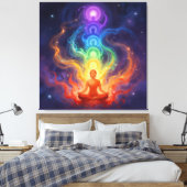 Die 7 Chakren Leinwanddruck (Insitu (Schlafzimmer))