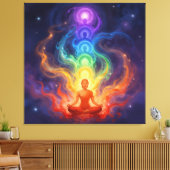 Die 7 Chakren Leinwanddruck (Insitu (Wohnzimmer))