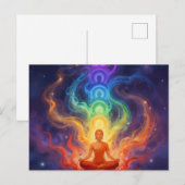 Die 7 Chakren Postkarte (Vorne/Hinten)