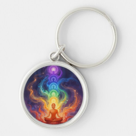 Die 7 Chakren Schlüsselanhänger (Vorne)