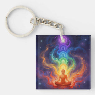 Die 7 Chakren Schlüsselanhänger