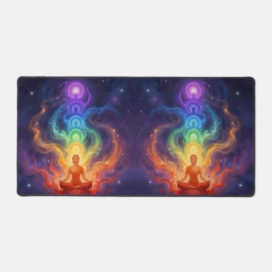 Die 7 Chakren Schreibtischunterlage (Vorderseite)