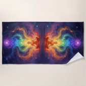 Die 7 Chakren Strandtuch (Vorderseite)