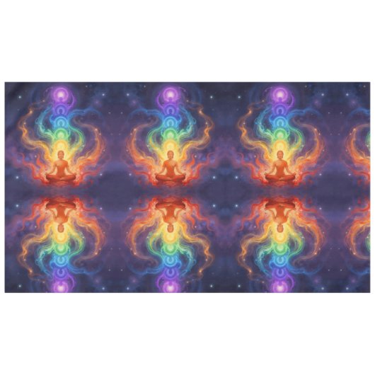Die 7 Chakren Tischdecke (Vorderseite (Horizontal))