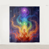 Die 7 Chakren Wandteppich (Vorderseite)