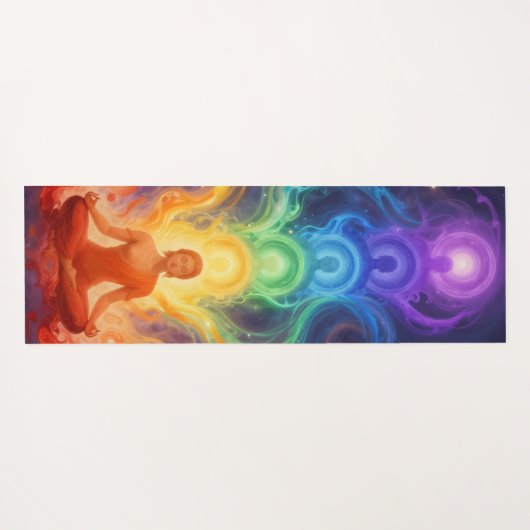 Die 7 Chakren Yogamatte (Rückseite (Horizontal))