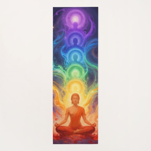 Die 7 Chakren Yogamatte (Rückseite)
