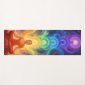 Die 7 Chakren Yogamatte (Vorderseite (Horizontal))