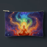 Die 7 Chakren Zubehörtasche<br><div class="desc">Die 7 Chakren sind Energiezentren entlang der Wirbelsäule,  die verschiedene Lebensbereiche beeinflussen – von Sicherheit und Kreativität über Selbstbewusstsein und Liebe bis hin zu Kommunikation,  Intuition und Spiritualität. Im Gleichgewicht fördern sie Harmonie,  innere Kraft und ganzheitliches Wohlbefinden.</div>