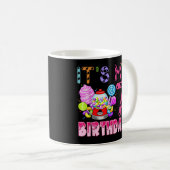 Die 7. Geburtstagskandinsel Candyland Geburtstagsk Kaffeetasse (VorderseiteRechts)