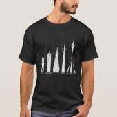 die 7 größten Gebäude der Welt T-Shirt (Vorderseite)