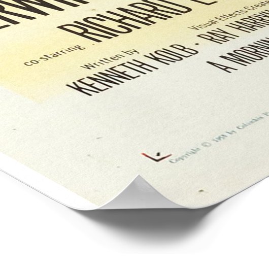 Die 7. Reise nach Sinbad Poster (Ecke)