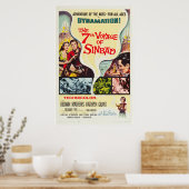Die 7. Reise nach Sinbad Poster (Küche)