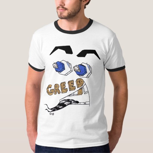 Die 7 Toten — Gier T-Shirt (Vorderseite)